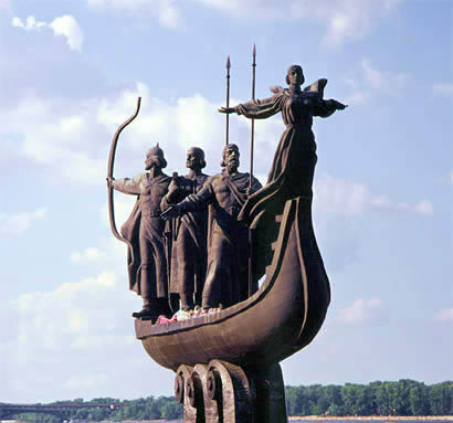 城市奠基者纪念碑（Monument to Founders of Kyiv）。